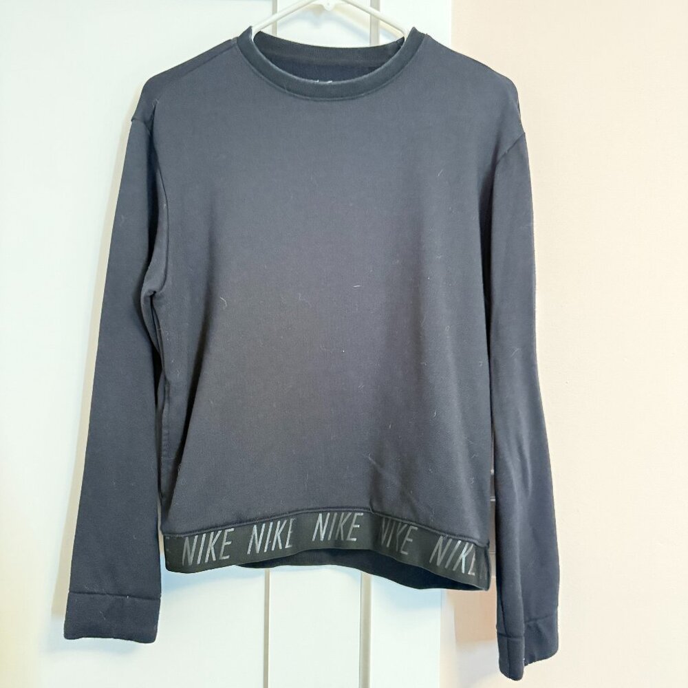 Nike Crew Neck Sweatshirt Black Size S